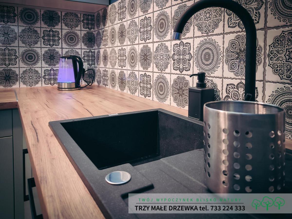 Apartamento Trzy Male Drzewka Wielka Wies  Exterior foto